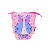Smiggle Movin' Stand N' Slide 2 In 1 Pencil Case - Pink Bunny