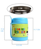 Youp Stainless Steel Insulated Food Jar With Fork Green - 325 ml