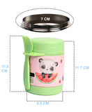 Youp Stainless Steel Insulated Food Jar With Fork Pink - 325 ml