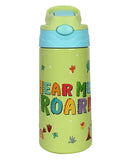 Youp Stainless steel insulated Dinasour theme kids anti-dust sipper bottle TINKLER - 400 ml