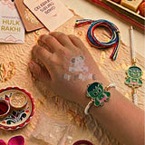 Superhero Character Theme Rakhi In A Box - Hulk