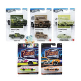 Hot Wheels 2026 Silver Series Pantone Set of 3 And Hot Wheels Neon Speeders 2026 Custom / Personnalise Ford Maverick + Volvo 850 Estate