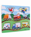Melissa & Doug Vehicles Peg Puzzles