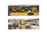 Majorette Construction Volvo 4 Car Giftpack