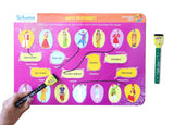 Skillmatics Incredible India Write And Wipe Activity Mats