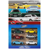 Hot Wheels Silver Series Euro Style 6 Cars Box Set