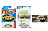 Hot Wheels Dino 206 GT, Pantone Custom/ Personnalise 69 Volkswagen Squareback and Matchbox 2024 Mercedes-Benz Sprinter Ambulance