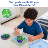 Skillmatics Stixels: Sea Turtle Wall Decor | DIY 3D Pixel Art Kit