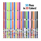Scentos Scented Fibre Tip Pens 50 Count Set