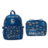 Smiggle Beast Mode Fly High Classic Attach Backpack And Square Attachable Lunchbox