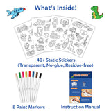 Skillmatics Color Clingz: Cars, Sports, Dinos & More!