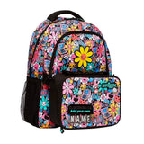 Smiggle Bright Side Square Id Attachable Lunch Box - Black