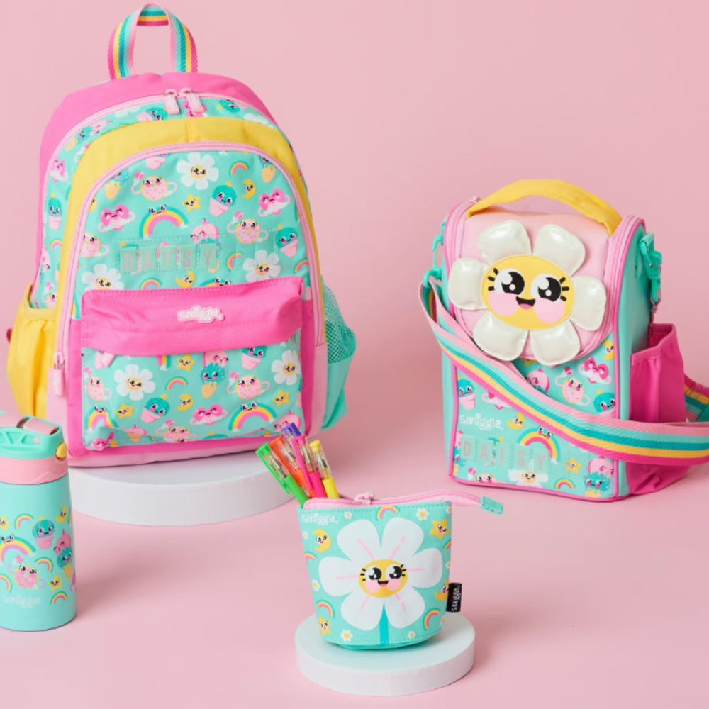 Smiggle Movin' Stand N' Slide 2 In 1 Pencil Case - Flower