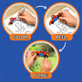 Skillmatics Color Clingz: Cars, Sports, Dinos & More!