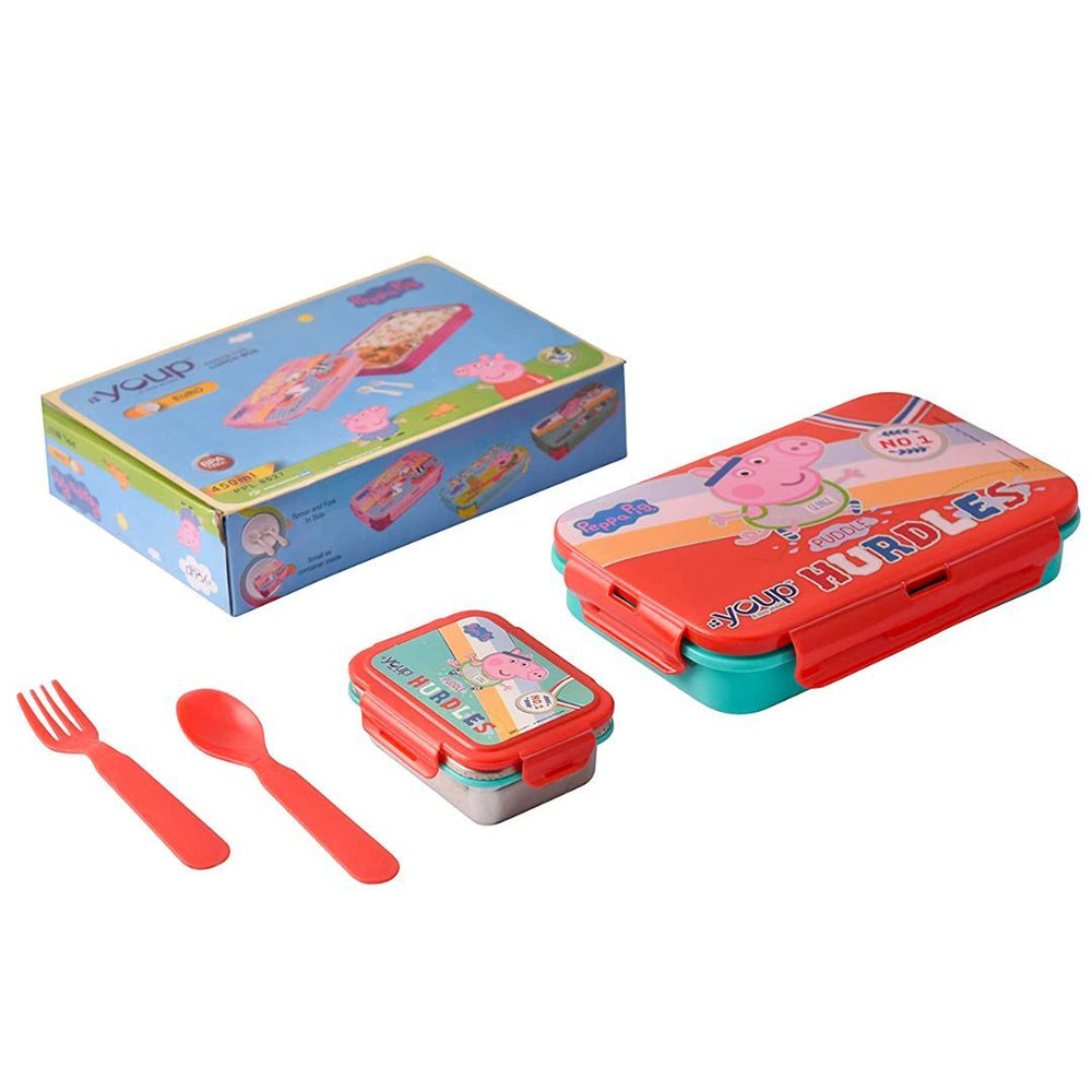 Youp Peppa Pig George Puddle Hurdle Lunch Box