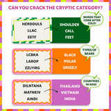 Cryptic Categories – Quick-Thinking Brain Game