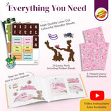 Smartivity Cherry Blossom Tree Building Craft Kit - in use