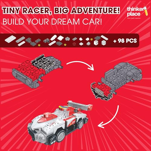 ThinkerPlace Super Racing Car White Star - parts