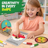 Smartivity Squeegee Art Coaster - parts