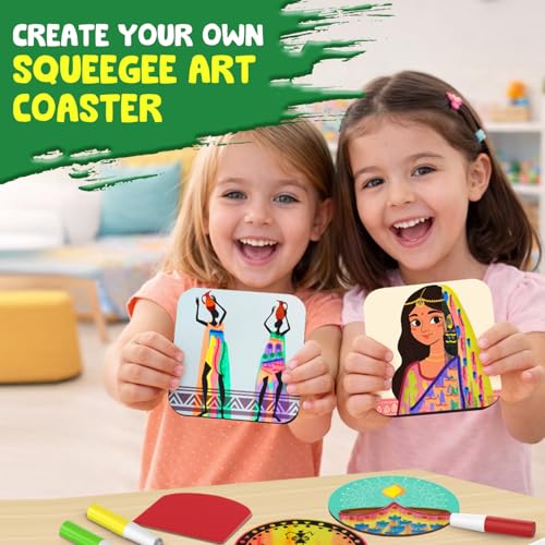 Smartivity Squeegee Art Coaster - packaging