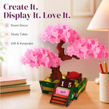 Smartivity Cherry Blossom Tree Building Craft Kit - parts