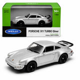 Welly: Porsche 911 Turbo - Silver