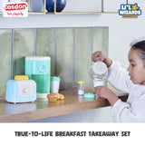 Casdon Takeaway Breakfast Set - in use