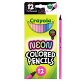 Crayola Neon Colored Pencils, 12 Count