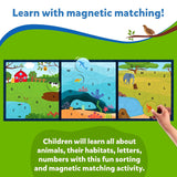 Skillmatics Letters, Numbers & Animals Magnetic Matching Activity