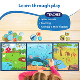 Skillmatics Letters, Numbers & Animals Magnetic Matching Activity