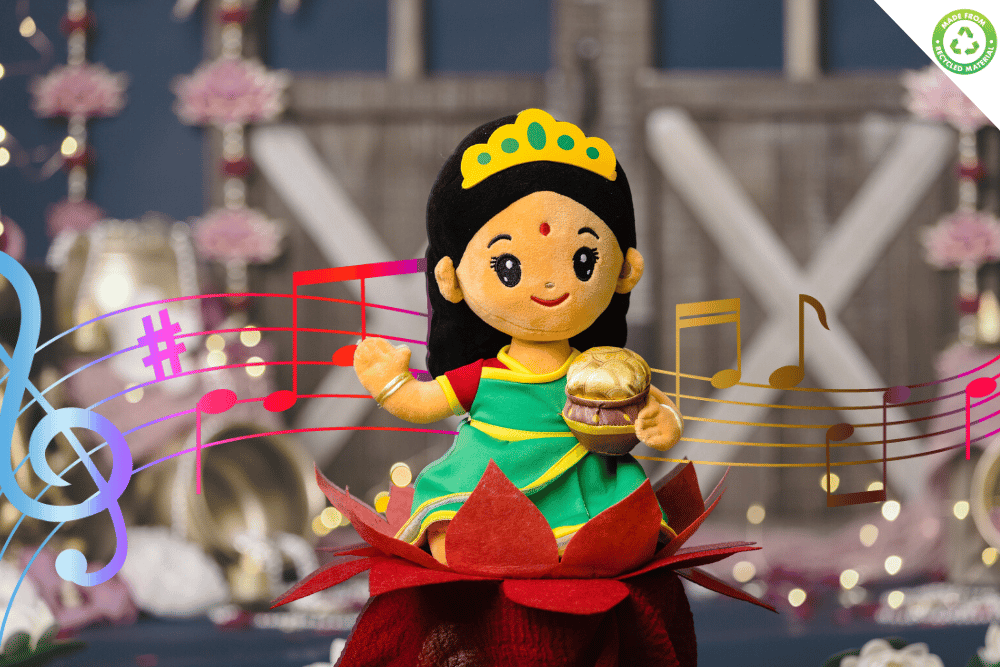 Modi Toys Laxmi Devi Large Plush (non singing)