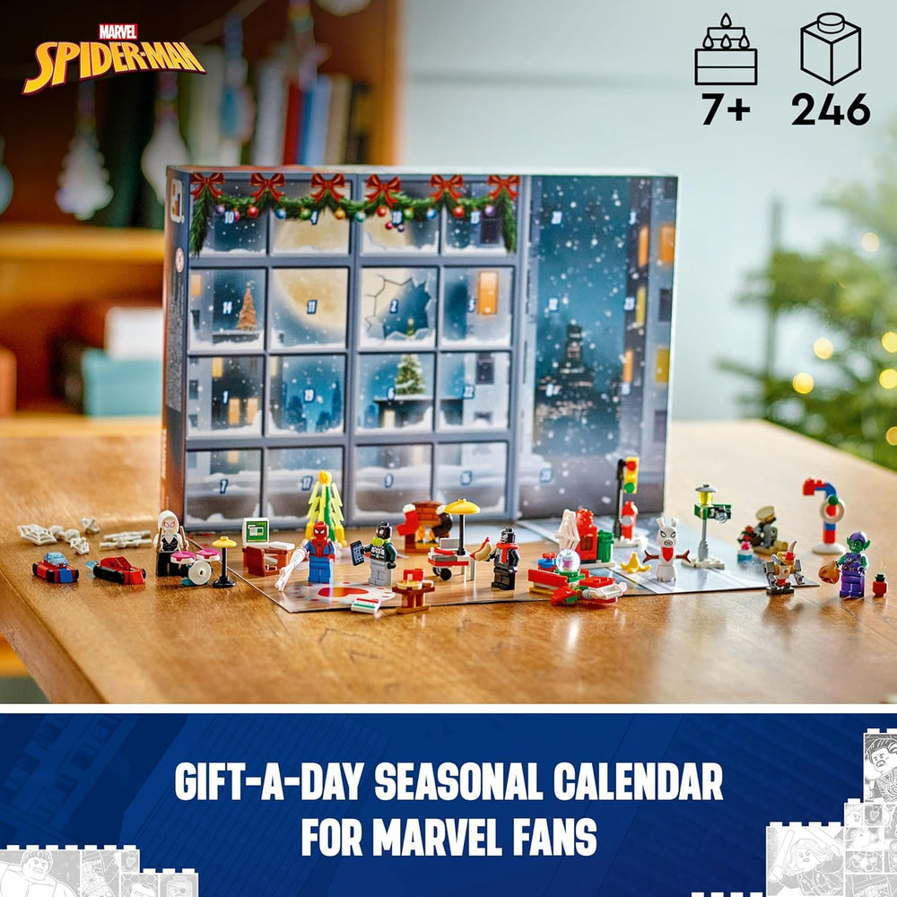 LEGO Marvel 76293 Spider-Man 2024 Advent Calendar - 246 Pieces