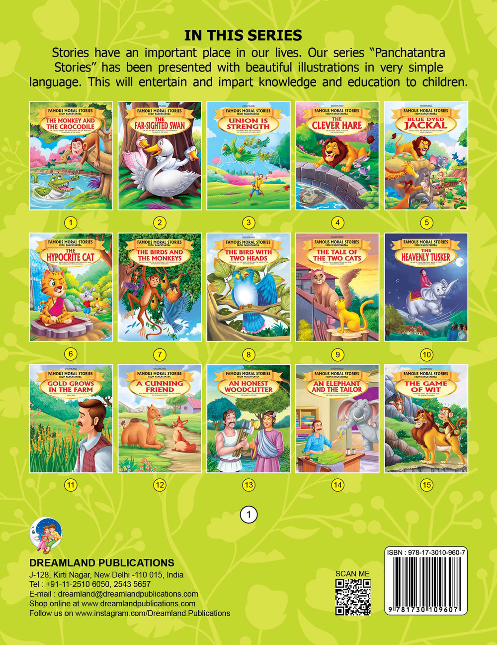 Famous Moral Stories from Panchtantra - The Monkey and The Crocodile Book 1