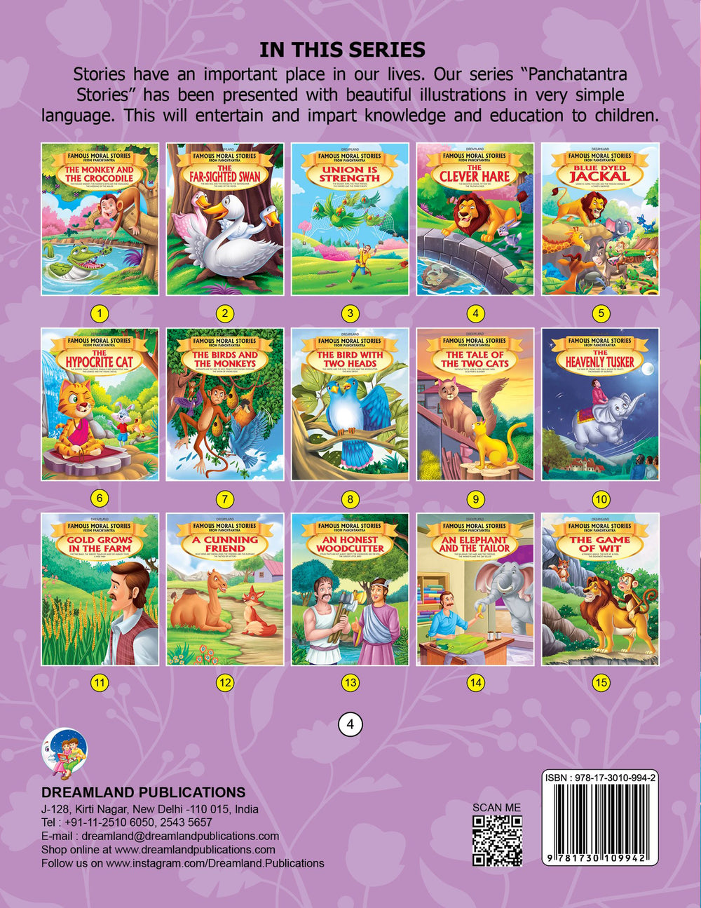 Famous Moral Stories from Panchtantra - The Clever Hare Book 4