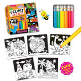 Dreamland Publications - Dinosaurs Velvet Art Set With 10 Free Sketch Pens