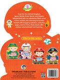 Dreamland Publications - Step into the Space World - Activity and Colouring Fun Book for Age 4+