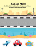 Dreamland Publications - Ultimate Vehicles Scissors Skills Activity Book