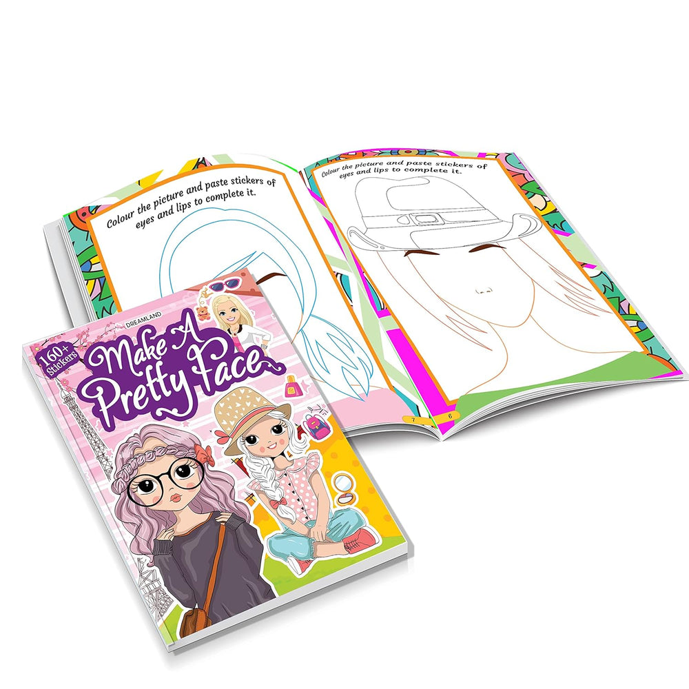 Dreamland Publications - Make A Pretty Face and Nail Art, Hair Style – 2 Books Pack
