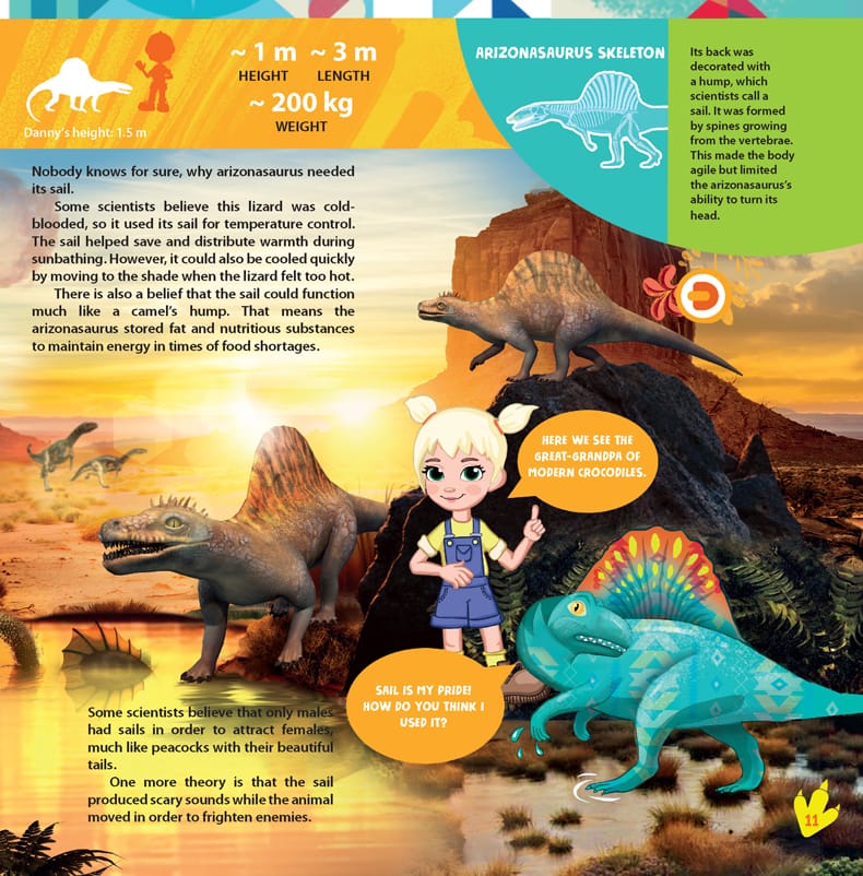 Dinosaurs Wow Encyclopedia in Augmented Reality
