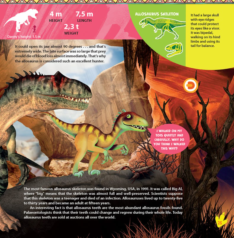 Dinosaurs Wow Encyclopedia in Augmented Reality