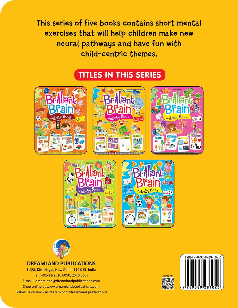 Brilliant Brain Activity Book 4+