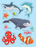 Dreamland Explore the Sea Activity Book with Stickers and 3D Models