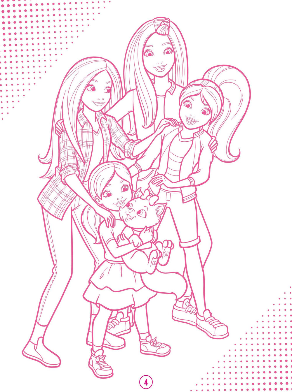 Barbie Dreamhouse Adventures - Mega Colouring Book