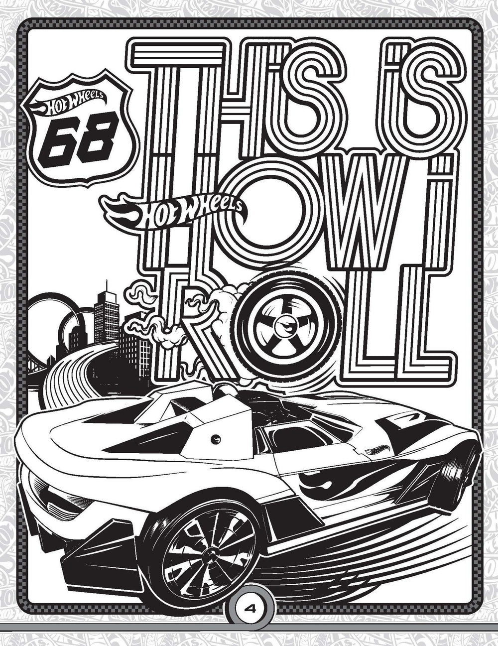 Hot Wheels Bumper Colouring & Puzzle Book