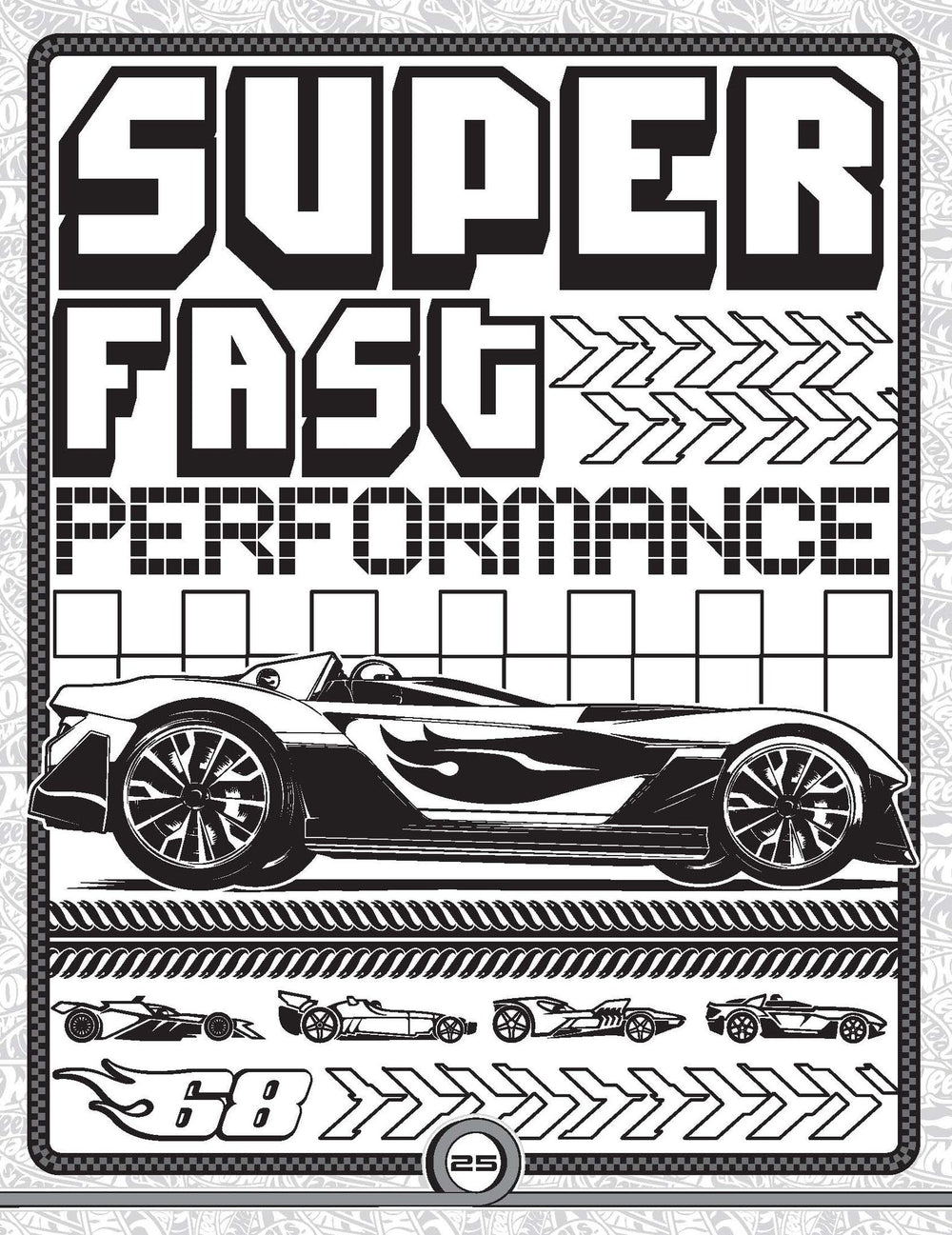 Hot Wheels Bumper Colouring & Puzzle Book