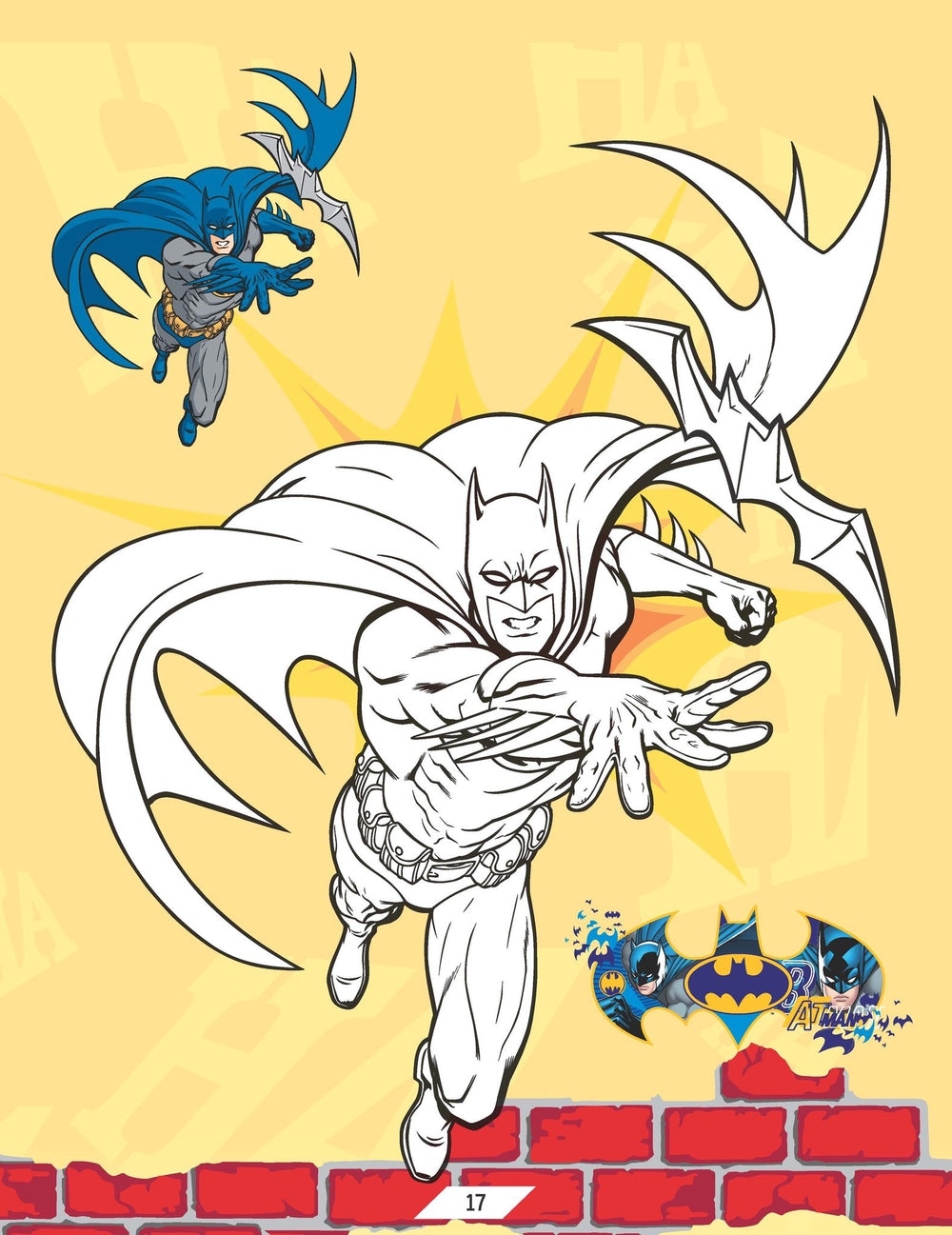 Batman Copy Colouring Book