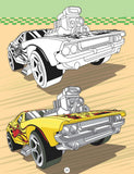 Hot Wheels Copy Colouring Book