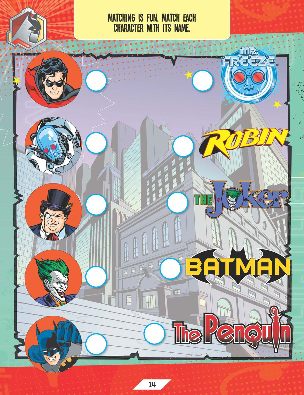 Batman Activity and Colouring Book