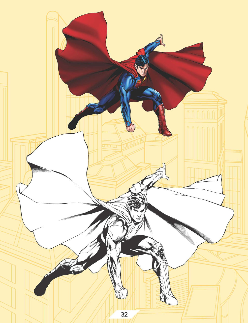 Superman Copy Colouring Book