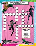 Justice League Stickers Activity and Colouring Book